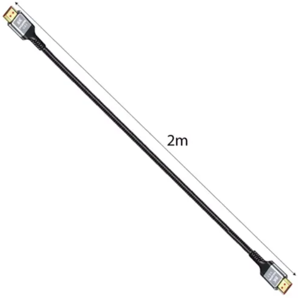 HDMI 2.1 kábel 2 m – 8K/4K, Izoxis (WNDR19909) - Image 4