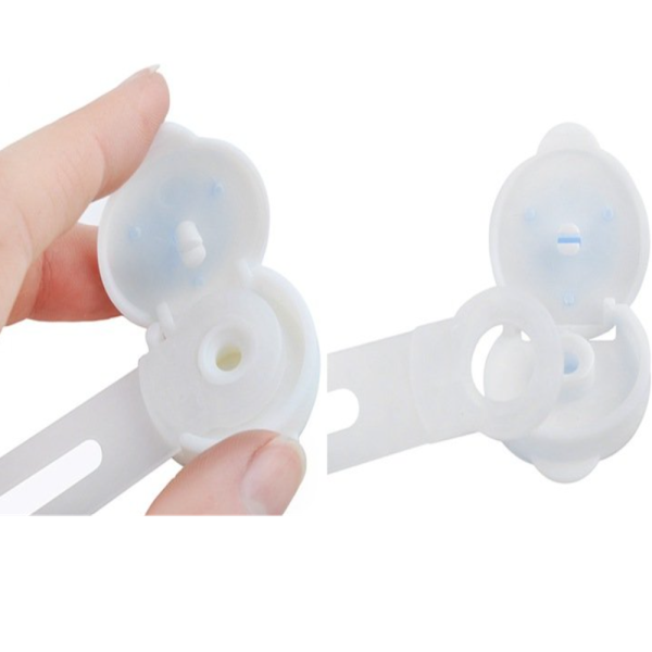 ISO biztonsági szekrényzár 15,5 cm, 5 db, kék – irodai és otthoni fém zár (WNDR02674) - Image 3