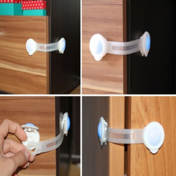 ISO biztonsági szekrényzár 15,5 cm, 5 db, kék – irodai és otthoni fém zár (WNDR02674) - Image 5