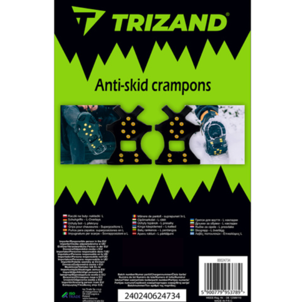 Csúszásgátló cipőtüske – jég és hó elleni talp, L méret (WNDR24734) - Image 3