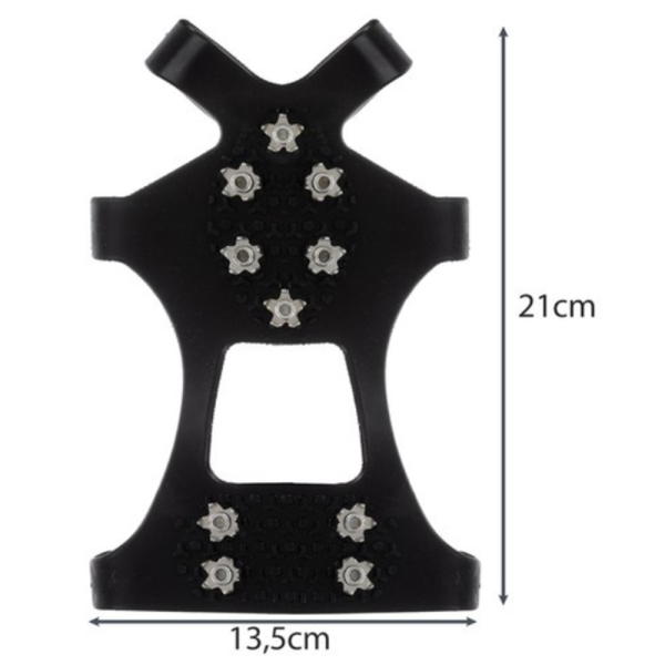 Csúszásgátló cipőtüske – jég és hó elleni talp, L méret (WNDR24734) - Image 4