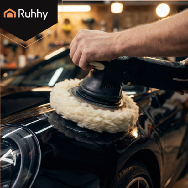 RUHHY polírozó korong 130 mm – puha polírozó szivacs fényezéshez, autóápoláshoz (WNDR27049) - Image 4
