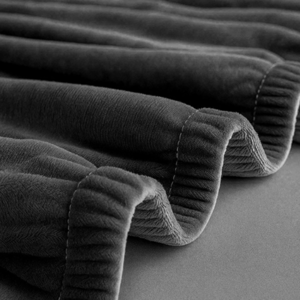 RUHHY sötétszürke rugalmas kanapéhuzat 145–185 cm – vízlepergető, mosható velúr kanapévédő (WNDR26037) - Image 11