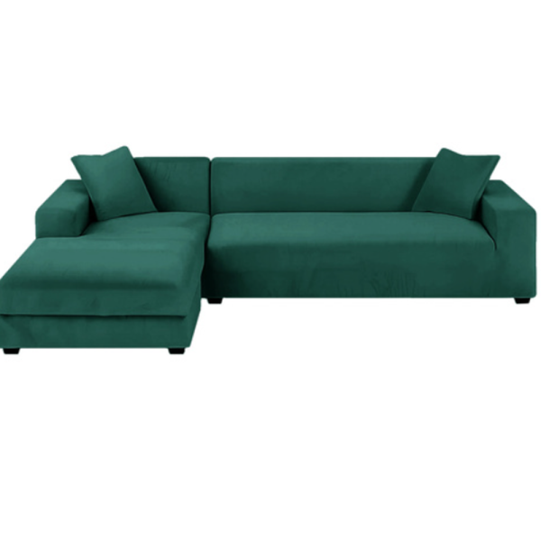 RUHHY sötétzöld kanapéhuzat 190–230 cm (WNDR26183) - Image 11