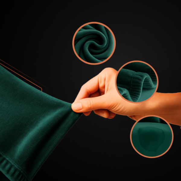 RUHHY sötétzöld kanapéhuzat 190–230 cm (WNDR26183) - Image 2