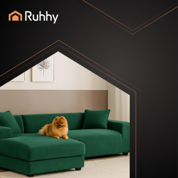 RUHHY sötétzöld kanapéhuzat 190–230 cm (WNDR26183) - Image 8