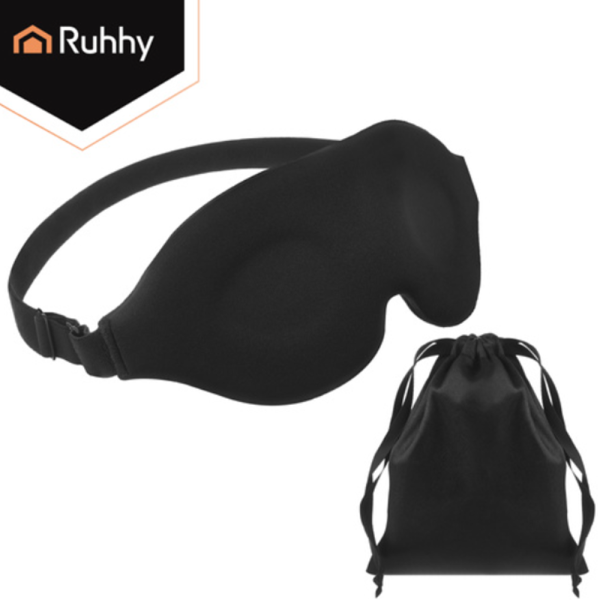 Ruhhy 3D alvómaszk memóriahabbal – állítható pánt, teljes fényzárás (WNDR27198) - Image 5