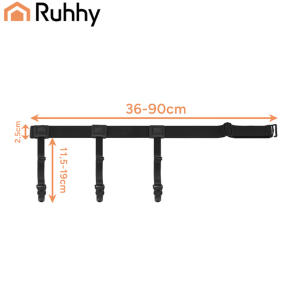 Ruhhy állítható ingtartó lábpánt – 36–48 cm, diszkrét rögzítés (WNDR27226) - Image 4