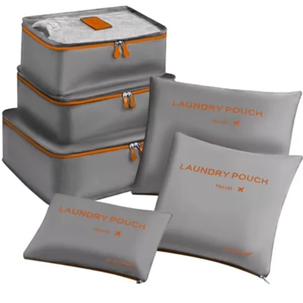 TRIZAND utazási rendszerező szett – 6 részes bőröndrendező csomag, ruharendező táskák utazáshoz (WNDR23183) - Image 11