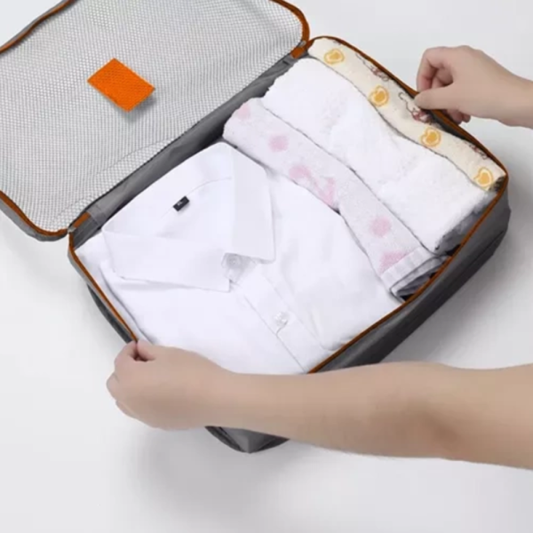 TRIZAND utazási rendszerező szett – 6 részes bőröndrendező csomag, ruharendező táskák utazáshoz (WNDR23183) - Image 8
