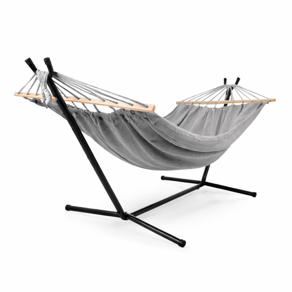 Gardlov kerti függőágy állvánnyal 200×150 cm – kényelmes kültéri függőágy kertbe és teraszra (WNDR27293)