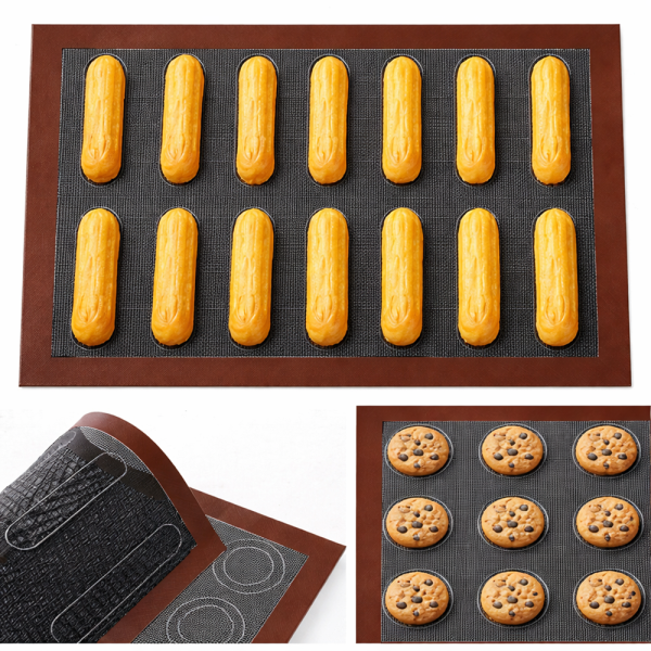 Ruhhy szilikon sütőlap 30×40 cm – tapadásmentes sütő alátét sütéshez és nyújtáshoz (WNDR27189)