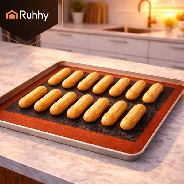 Ruhhy szilikon sütőlap 30×40 cm – tapadásmentes sütő alátét sütéshez és nyújtáshoz (WNDR27189) - Image 2