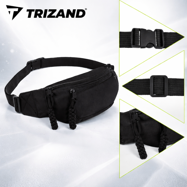 Trizand futó övtáska 37×15×7 cm – sport deréktáska futáshoz, edzéshez és túrázáshoz (WNDR27408) - Image 4