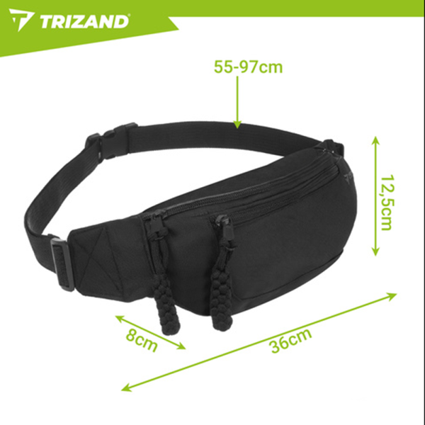 Trizand futó övtáska 37×15×7 cm – sport deréktáska futáshoz, edzéshez és túrázáshoz (WNDR27408) - Image 7